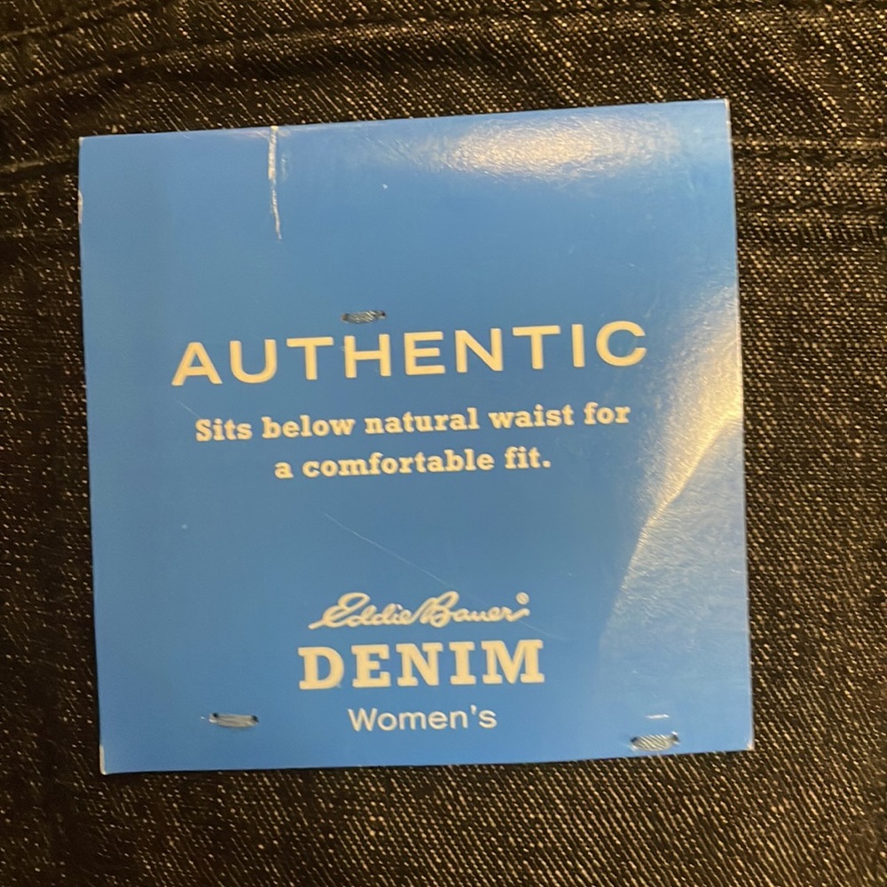 EDDIE BAUER WOMENS BLACK DENIM - Picture 7 of 15